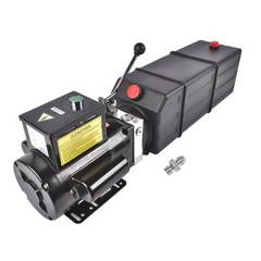 Car Lift Hydraulic Pump Power Unit 15 Quart Single Action 220V for Auto Repair