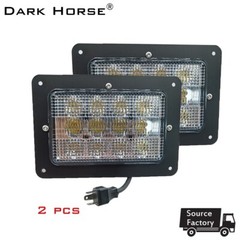 2X 4×6″ Hi/Low Beam LED Front Hood Headlight Fits Case IH 9210 9310 Tractor