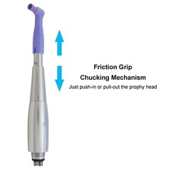 Dental Hygiene Prophy Handpiece 4:1 Low Speed Air Motor 4 Hole Nose Cone 3000rpm