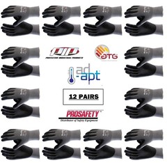 12 PR 42-874 MaxiFlex Foam Nitrile Grip Palm Coated PROTECTIVE WORK GLOVES XLRG