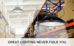 240W UFO Led High Bay Light 5000K Warehouse Factory Industrial Commercial Light