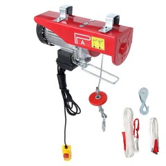 Mini Electric Hoist 1760lbs 14ft/4.2m Crane Winch Wired Remote Control 1350W