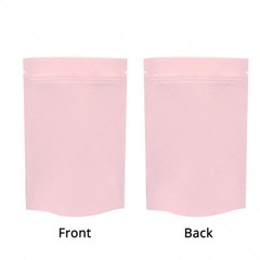 Multi-Color & Sizes Matte Two Sided High Quality Foil Stand up Zip Lock Bag M