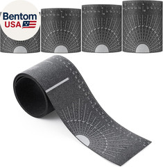 4 Piece Flexible Pipe Measuring Tool – 4 Sizes Pipe Wrap around for 1″ to 48″ Pi