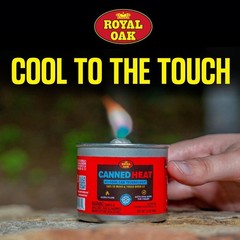 Royal Oak Canned Heat 12 Pack 2 Hour Chafing Fuel, Easy Open, Resealable, Non-Dr