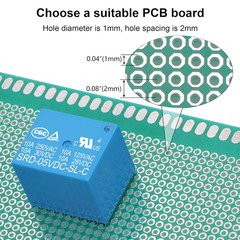 6Pcs PCB Power Relay SRD-05VDC-SL-C, DC 5V Coil, 10A 250VAC, SPDT, 5 Pin, for Ho