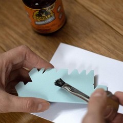 Gorilla Rubber Cement with Brush Applicator, Clear Glue, 4 Fluid Ounces