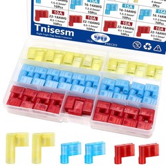 90Pcs Right Angle Spade Connector Wire Terminal Crimp Connectors Quick Disconnec