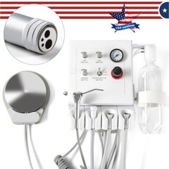 Portable Dental Turbine Unit With Weak Suction Air Compressor/ Low Handpiece Kit