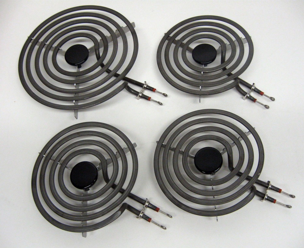 MP31YA Electric Range Burner Element Unit Set 3- MP15YA 6″ 1- MP21YA 8″