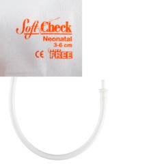 3-6cm Neonatal / Infant SoftCheck Blood Pressure Cuff Single Tube Fits Many