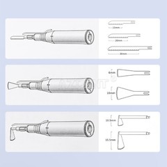 AZDENT Dental Brushless Electric LED Micro Motor /Micro Saw Surgical Handpiece