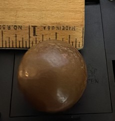 Solid Copper Sphere Ball Approximately 1 Inch Diameter 113 Grams Mill Grinding
