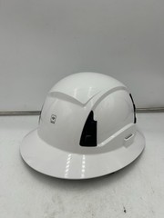 MALTA DYNAMICS Type 2 Full Brim Safety Helmet White Adjustable 54-63 Cm