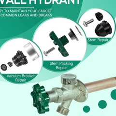 for Prier C-144 Overhaul Kit Prier C-144KT-807 Parts Kit Wall Hydrant Repair Kit
