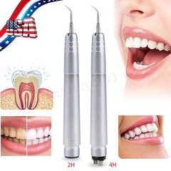 Dental Ultrasonic Air Perio Scaler Handpiece Hygienist 2/4 Holes with 3 Tips