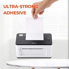 1000 4 x 6 Fanfold Direct Thermal Shipping Labels White For Zebra Rollo Printer
