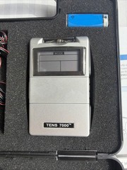 Roscoe Medical TENS 7000 Unit 2-Channel Wearable with Electrodes & Carrying Case