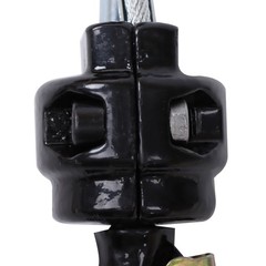 2-in-1 Portable Electric Hoist Power Winch 1100 lbs Wired Remote Control 1500W