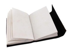 Double Dragon Blank Page DIARY JOURNAL NOTEBOOK ~ Handcrafted Handmade Leather
