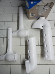 2pk TrueBro Lav Guard2 102 E-Z Fast Fit Undersink Piping Covers Open Box.
