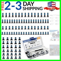 101Pcs Red Dot Sights Screws Kit – Alloy Steel Flat Head Screws for Optics Mo…