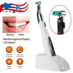 Dental LED Cordless Hygiene Prophy Handpiece 4:1 Polishing Motor Handpiece de