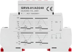Single Phase Voltage Relay AC/DC110V~240V Adjustable Over or Under Voltage Pr…