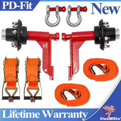 Shipping Container Wheel 6×5.5 Lug Kit Heavy Duty Shipping Container Axle 2 Pack