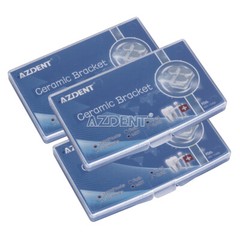 AZDENT Dental Orthodontic Clear Ceramic Brackets Braces Roth /MBT 022 Hook 345