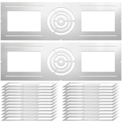 24-Pack New Construction Mounting Plate for LED Recessed Lighting 3-4-6