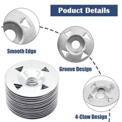 200 Pcs Foam Board Fasteners Kit Washers for Insulation Foam Board Panels 100Pcs
