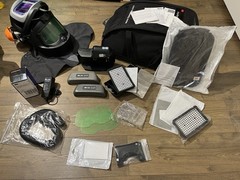3M Speedglas 9100 MP Weld Helmet w/ 9100XX Auto Darkening Filter & Adflo PAPR