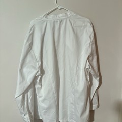 Chef Works Coat Mens 2XL XXL White Long Sleeves