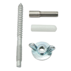 30 Pack 1/4″-20 x 2-1/4″ Hurricane Anchor Kit, Hardware Installation Guide Ancho