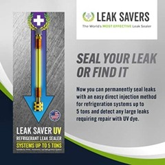 Leak Saver Direct Inject UV – 6 Pack – HVAC & Automotive Refrigerant Leak Sealer