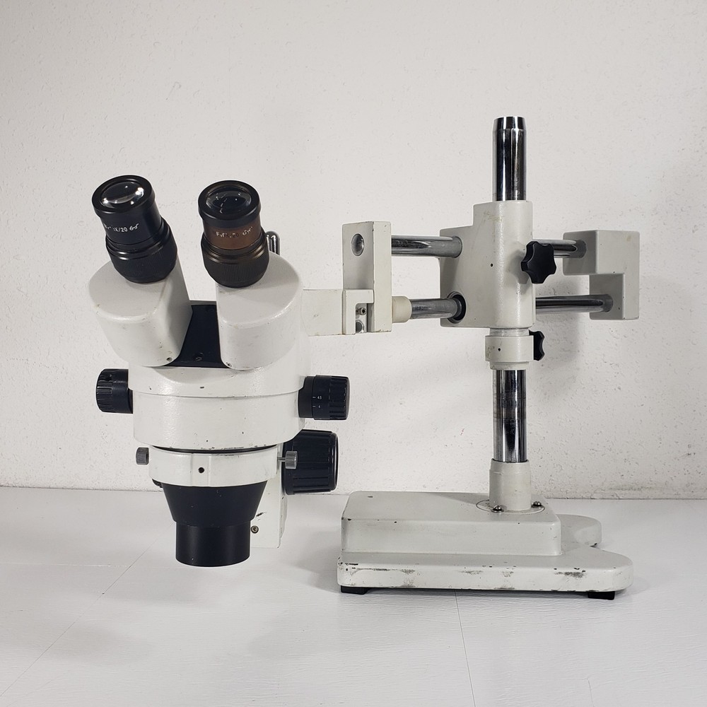 AmScope SM-4B Series 3.5-22.5x Stereo Microscope w/double Arm Stand Wide View