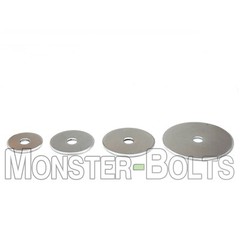 #10 (3/16″) Fender (Penny) Washers Zinc Plated Steel – 3/4″, 1″, 1-1/4″ & 1-1/2″