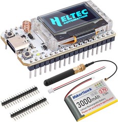 915MHz ESP32 LoRa Board V3 + LoRa Antenna + Battery for LoRaWAN IOT Meshtastic