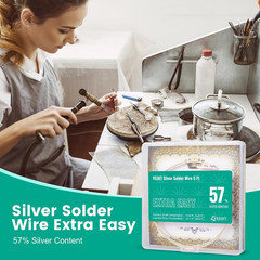 Silver Solder Wire Extra Easy Silver Solder 26 Gauge for Jewelry Repair Silver