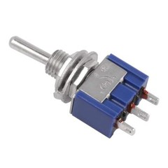5-Piece Micro Mini Toggle Switch – AC ON/OFF/ON SPDT, 3 Position, 6 Amp AC125V