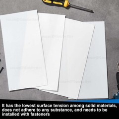 PTFE White Sheet 0.3mm – 30mm Thickness Various Rectangular & Square Strip sizes