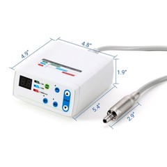 AZDENT Dental Brushless Electric LED Micro Motor Internal Spray E-type 3.4Ncm US