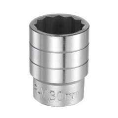 30mm 12 Point Shallow Socket 3/4″ Drive Standard Metric CR-V