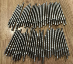 60 Solar Mount Hex Bolt Hanging Screws 5/16 x 5-1/4″ Low Profile QuickBOLT