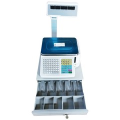 110V 30kg Double-sided Commercial Electric Scale with Cash Box and Thermal Label