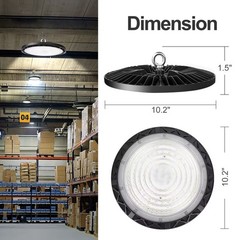 UFO Led High Bay Light 300W Warehouse Factory Commercial Industrial Light 6000K