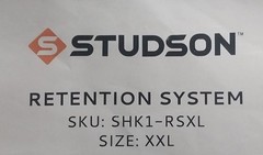 STUDSON SHK-1 Replacement magnetic Lock Chin Strap Fits Size 2XL (XXL) SHK1-RSXL