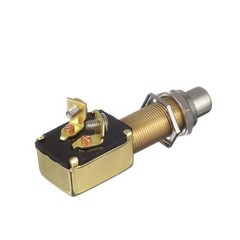 Seachoice 2-Position Push Button Starter/Horn Switch,Silver