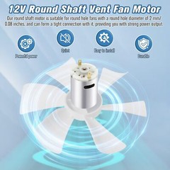 12V DC Fan Motor Compatible with Ventline BVD0218-00 RV Vent Motor Compatible…